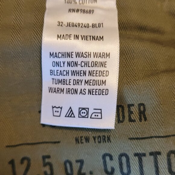 Todd Snyder 12.5oz Cotton Selvedge Denim Jeans - Straight Fit Size: 32x32 - Picture 5 of 7